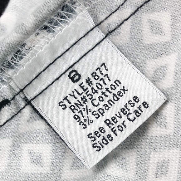 CAbi #877 Geometric Cropped Ankle Dress Pants Sz 8 - Picture 10 of 12